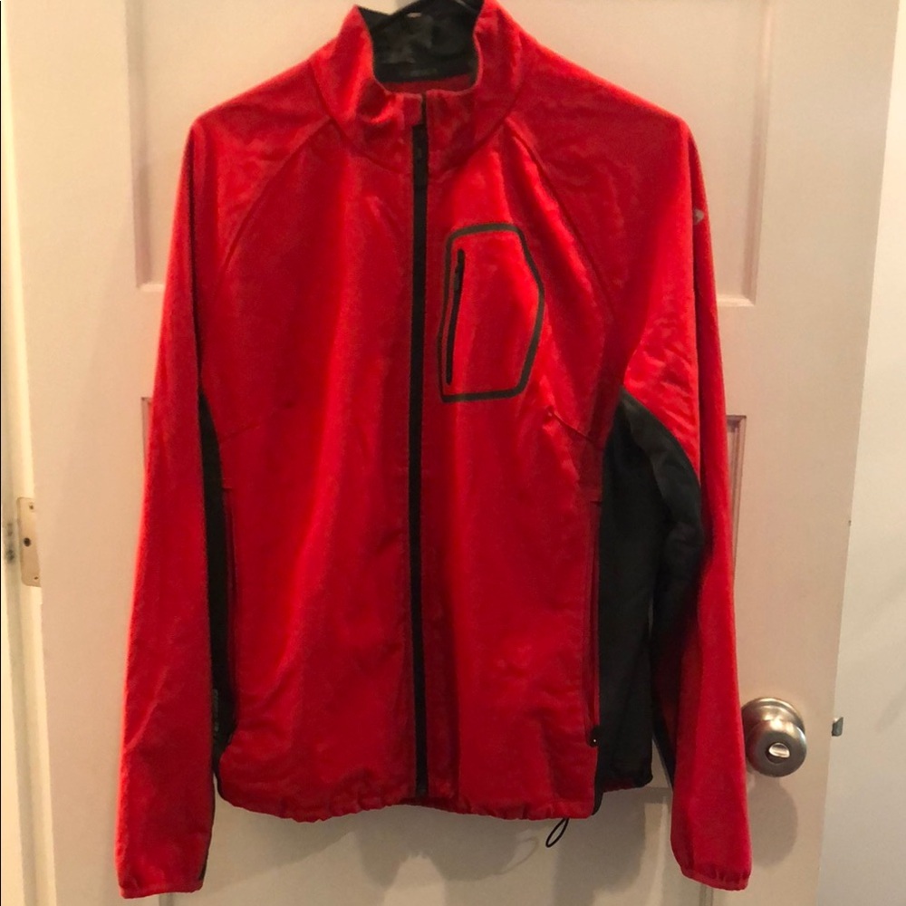 Icebreaker biking jacket.